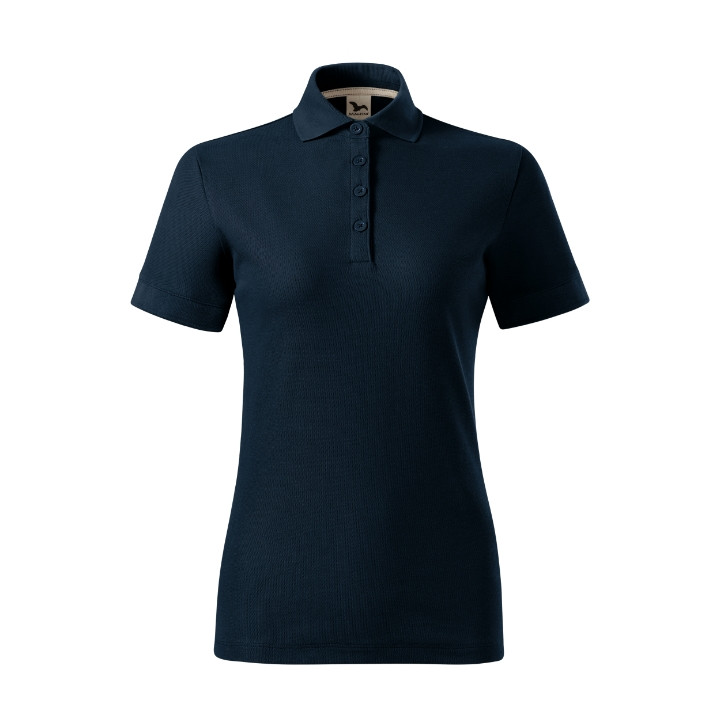 Polo femme Prime (GOTS) X35 - bleu marine