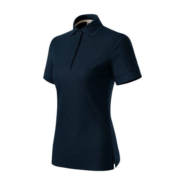 Polo femme Prime (GOTS) X35 - bleu marine