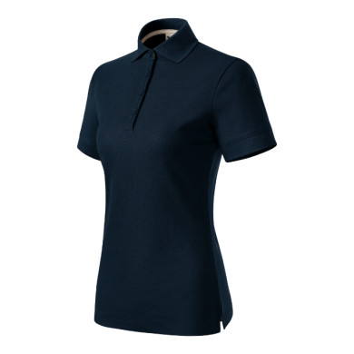 Polo femme Prime (GOTS) X35 - bleu marine