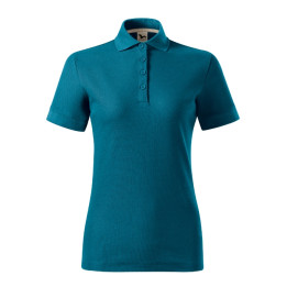 Polo femme Prime (GOTS) X35 - bleu pétrole