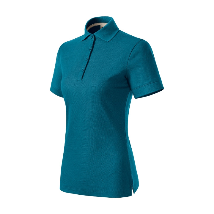 Polo femme Prime (GOTS) X35 - bleu pétrole