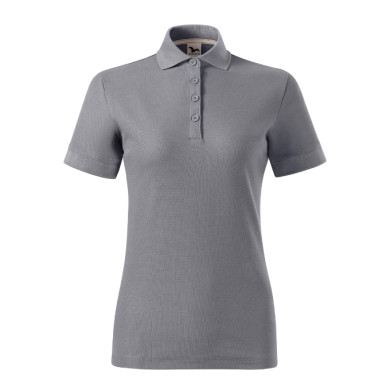 Polo femme Prime (GOTS) X35 - argent vieilli