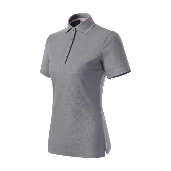 Polo femme Prime (GOTS) X35 - argent vieilli