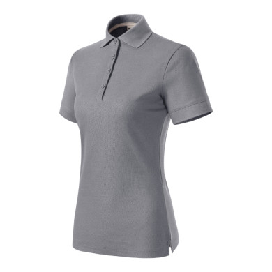 Polo femme Prime (GOTS) X35 - argent vieilli