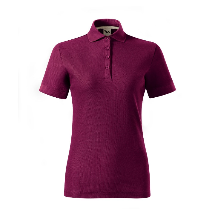 Polo femme Prime (GOTS) X35 - rhododendron