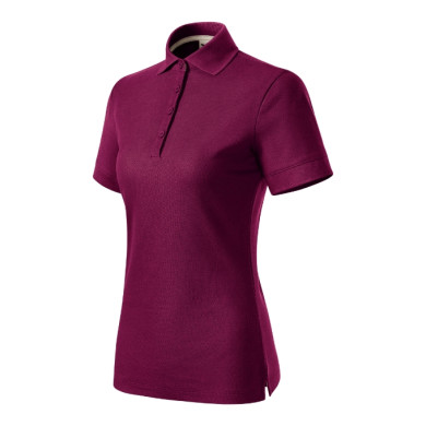 Polo femme Prime (GOTS) X35 - rhododendron