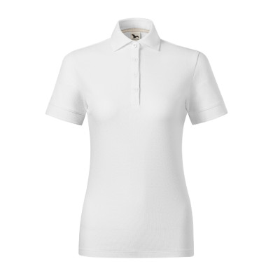 Polo femme Prime (GOTS) X35 - blanc