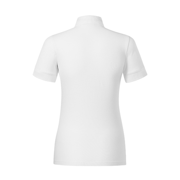 Polo femme Prime (GOTS) X35 - blanc