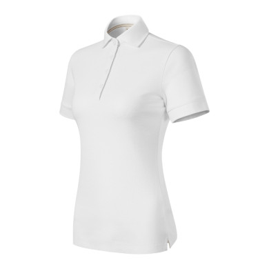 Polo femme Prime (GOTS) X35 - blanc
