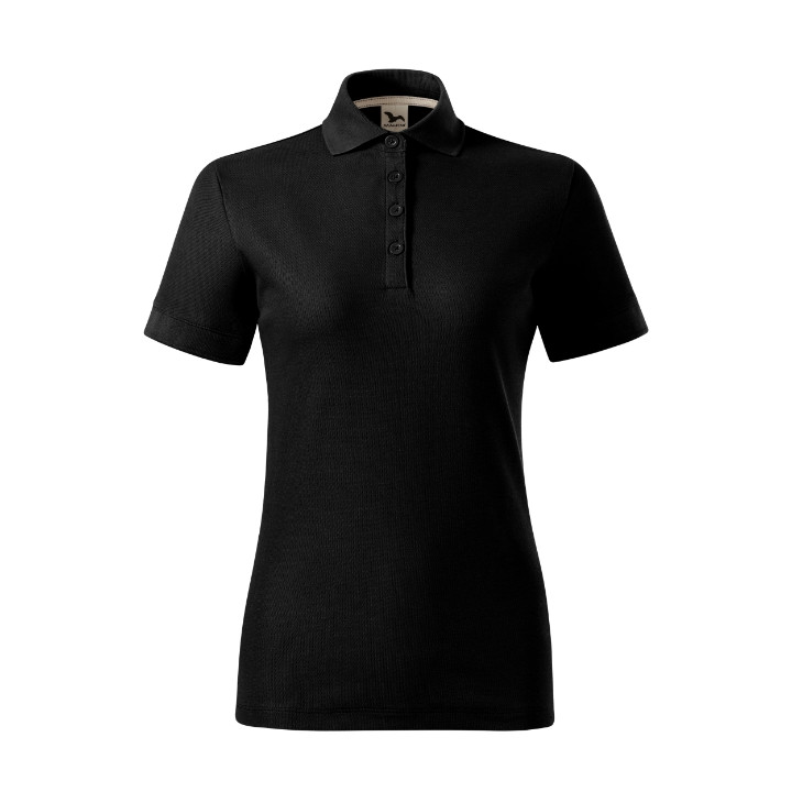 Polo femme Prime (GOTS) X35 - noir