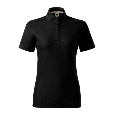 Polo femme Prime (GOTS) X35 - noir