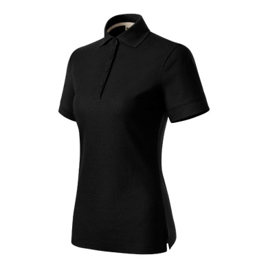 Polo femme Prime (GOTS) X35 - noir