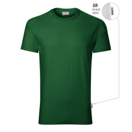 Tee-shirt homme Resist heavy R03 - vert bouteille 06 (brand label)