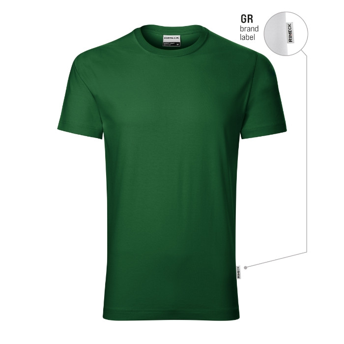 Tee-shirt homme Resist heavy R03 - vert bouteille 06 (brand label)
