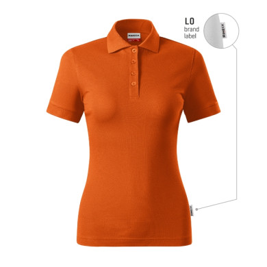 Polo femme Resist Heavy Polo R21 - orange 11 (brand label)