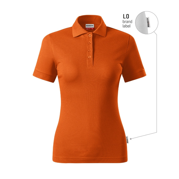 Polo femme Resist Heavy Polo R21 - orange 11 (brand label)