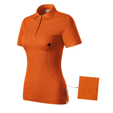 Polo femme Resist Heavy Polo R21 - orange 11 (brand label)