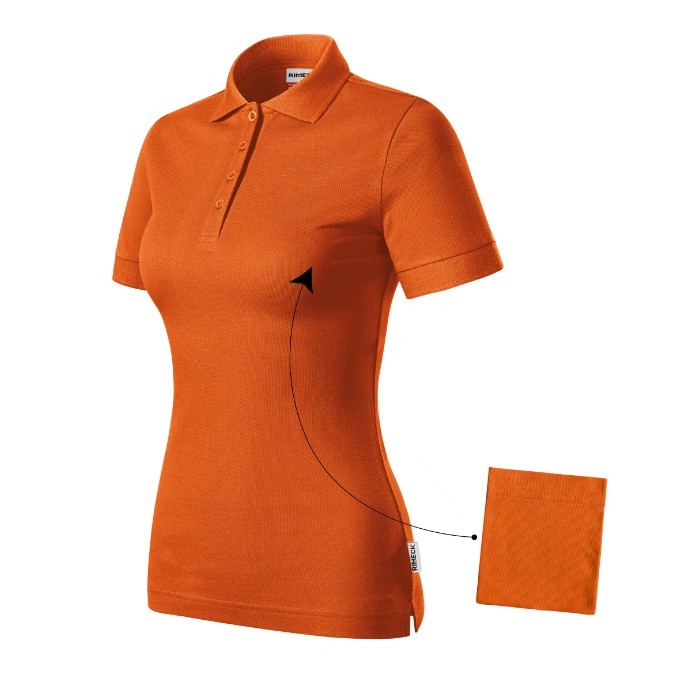 Polo femme Resist Heavy Polo R21 - orange 11 (brand label)