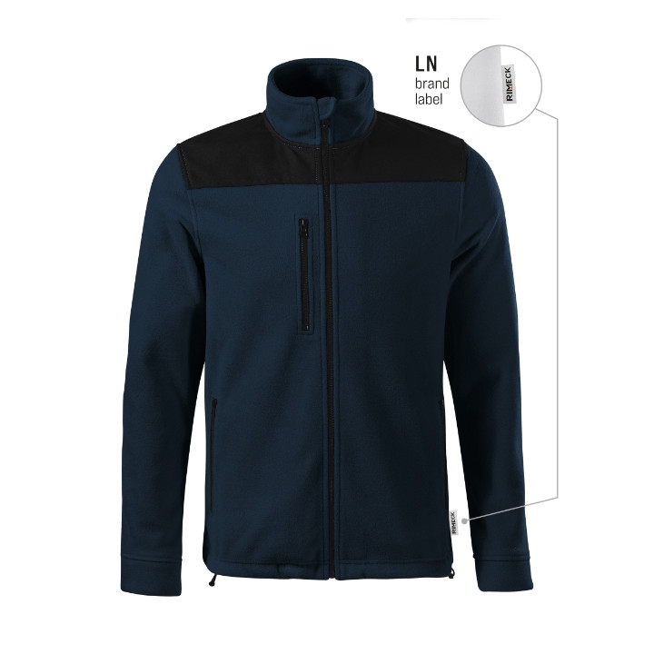 Fleece unisex Effect 530 - bleu marine 02 (brand label)