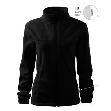 Fleece femme Jacket 504 - noir 01 (brand label)