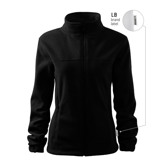 Fleece femme Jacket 504 - noir 01 (brand label)