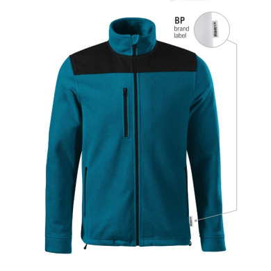 Fleece unisex Effect 530 - bleu pétrole 93 (brand label)