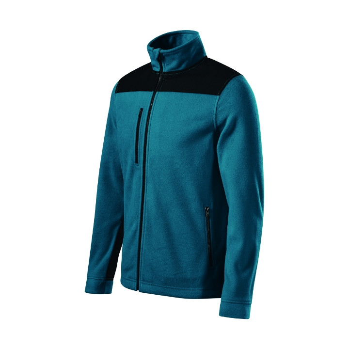 Fleece unisex Effect 530 - bleu pétrole 93 (brand label)