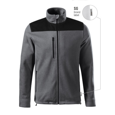 Fleece unisex Effect 530 - gris acier 36 (brand label)