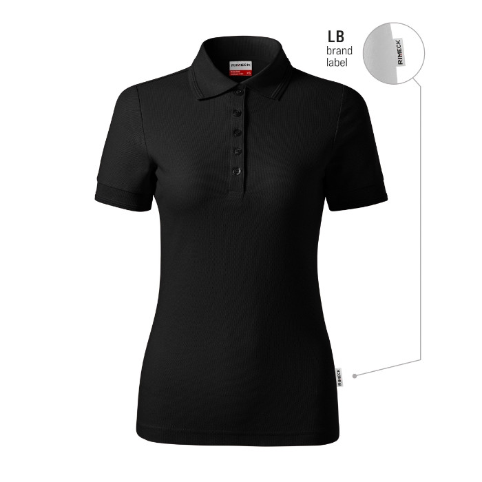 Polo femme Reserve R23 - noir 01 (brand label)