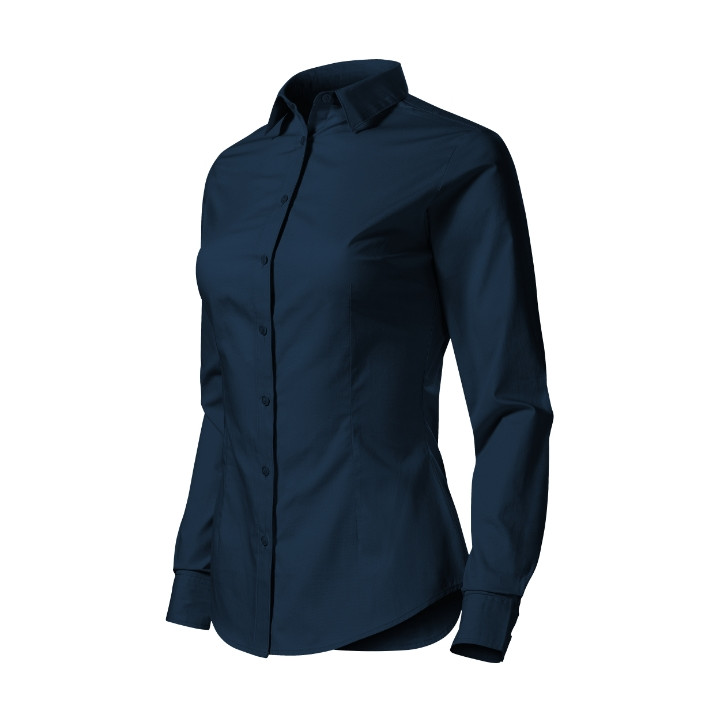 Chemise femme Style LS 229 - bleu marine