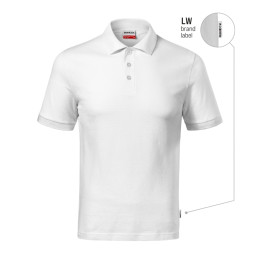 Polo homme Resist Heavy Polo R20 - blanc 00 (brand label)