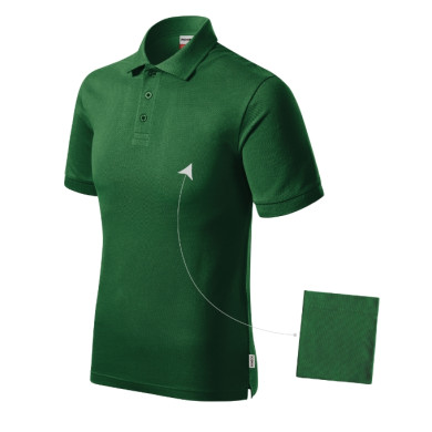 Polo homme Resist Heavy Polo R20 - vert bouteille 06 (brand label)