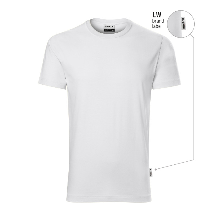 Tee-shirt homme Resist R01 - blanc 00 (brand label)