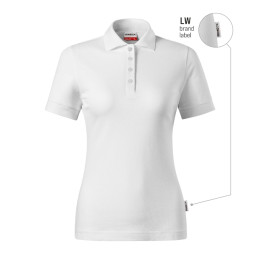 Polo femme Resist Heavy Polo R21 - blanc 00 (brand label)