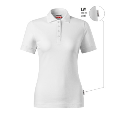 Polo femme Resist Heavy Polo R21 - blanc 00 (brand label)