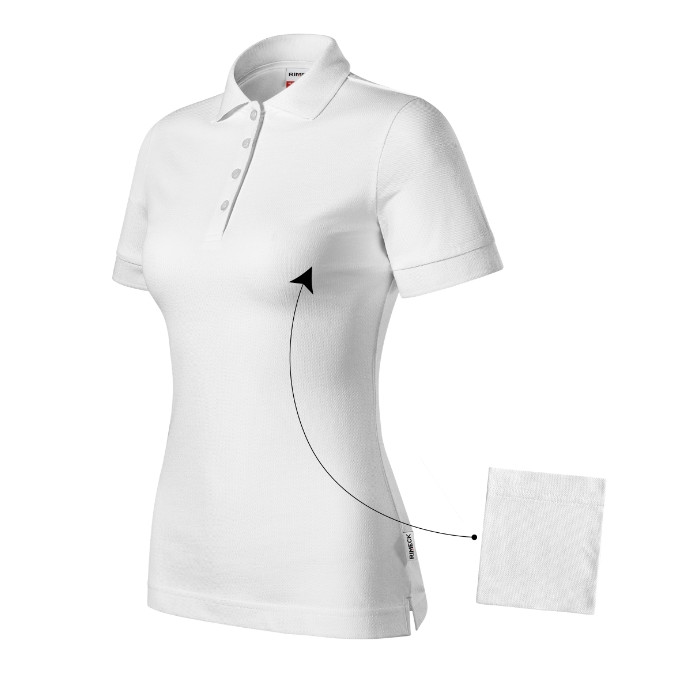 Polo femme Resist Heavy Polo R21 - blanc 00 (brand label)
