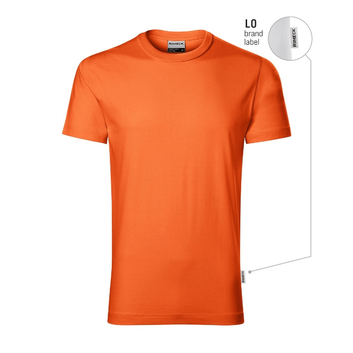 Tee-shirt homme Resist R01 - orange 11 (brand label)