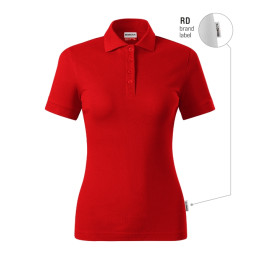 Polo femme Resist Heavy Polo R21 - rouge 07 (brand label)