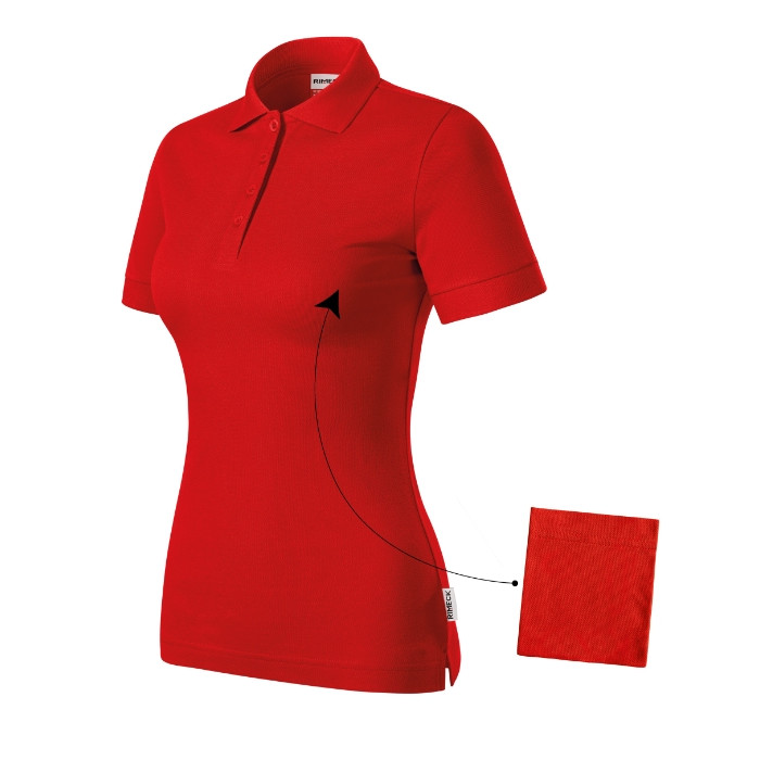 Polo femme Resist Heavy Polo R21 - rouge 07 (brand label)