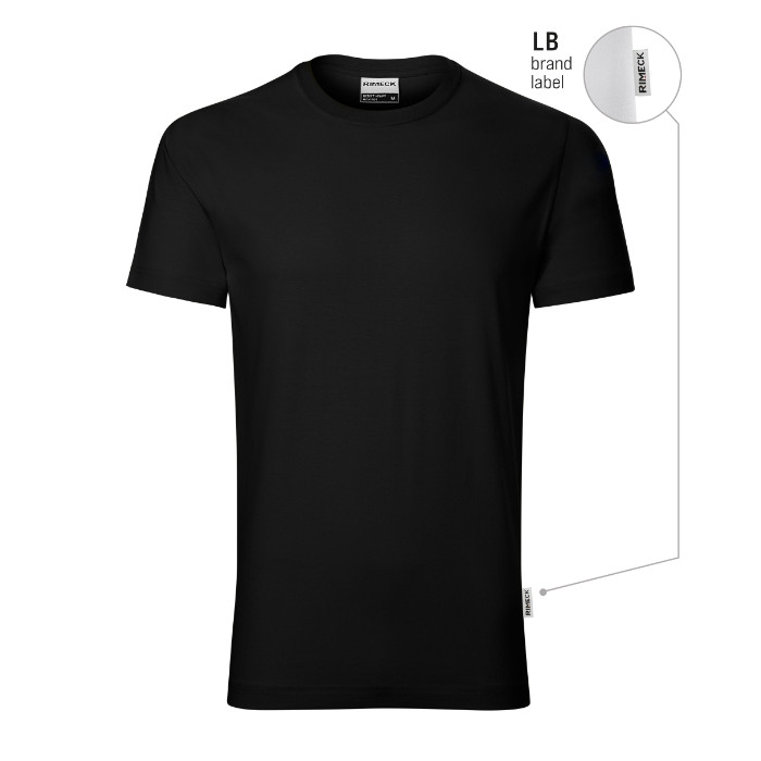 Tee-shirt homme Resist R01 - noir 01 (brand label)