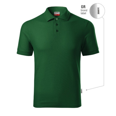 Polo homme Reserve R22 - vert bouteille 06 (brand label)