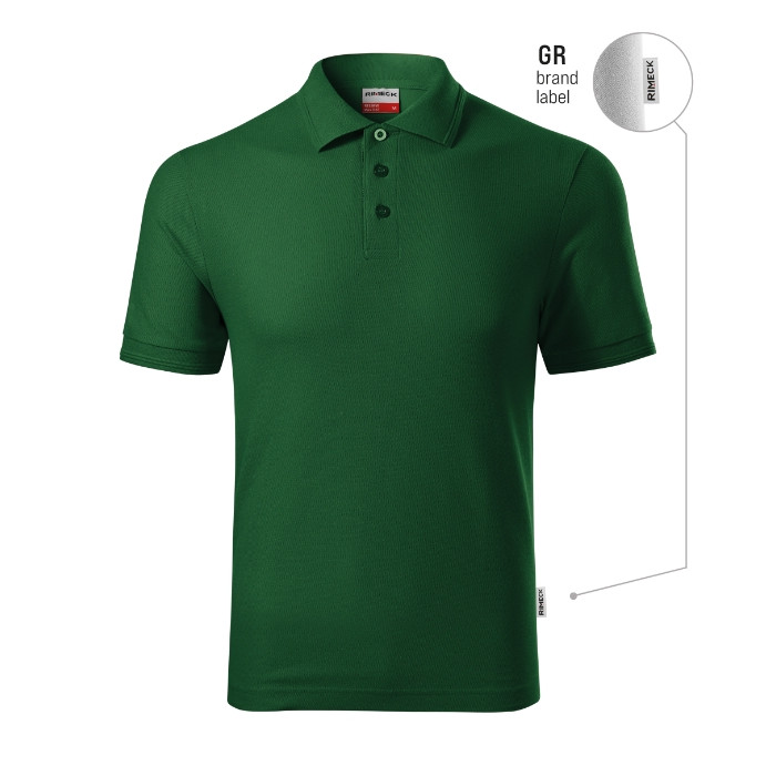 Polo homme Reserve R22 - vert bouteille 06 (brand label)