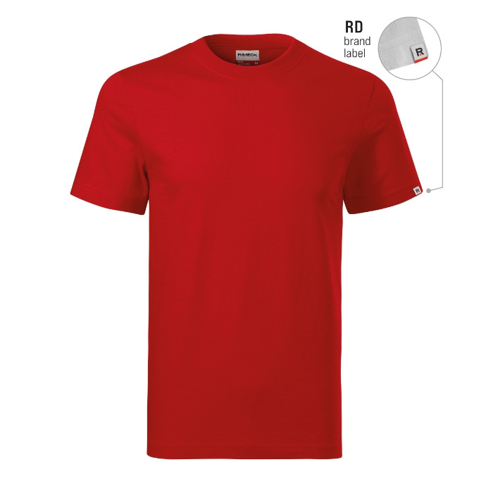 Tee-shirt unisex Base R06 - rouge 07 (brand label)