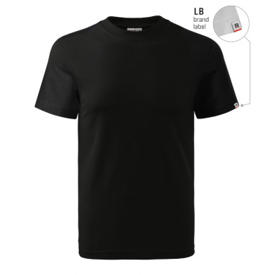 Tee-shirt unisex Base R06 - noir 01 (brand label)