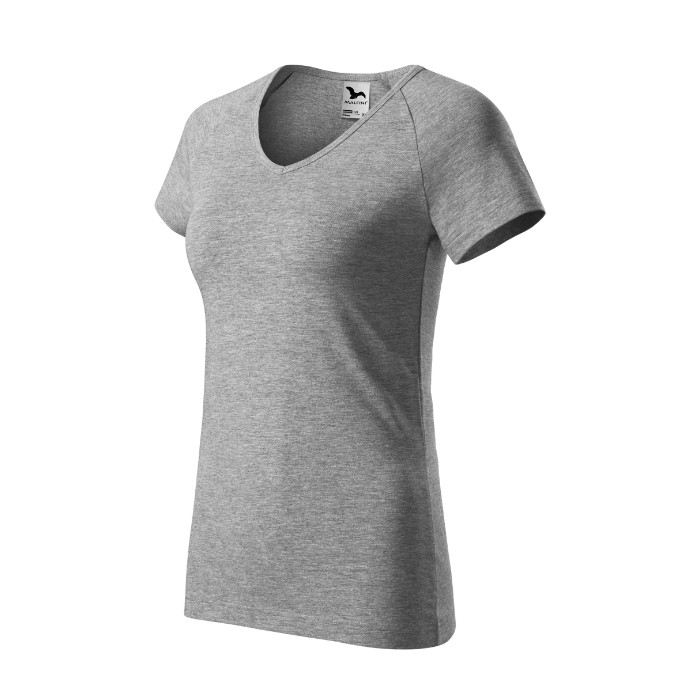Tee-shirt femme Dream 128 - gris chiné foncé
