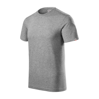 Tee-shirt unisex Recall R07 - gris chiné foncé 12 (brand label)
