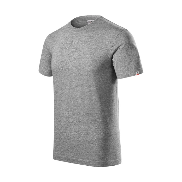 Tee-shirt unisex Recall R07 - gris chiné foncé 12 (brand label)
