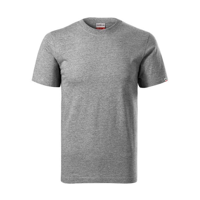 Tee-shirt unisex Recall R07 - gris chiné foncé 12 (brand label)