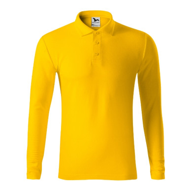 Polo homme Pique Polo LS 221 - jaune