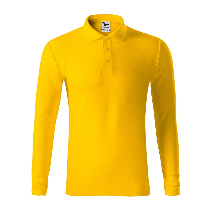 Polo homme Pique Polo LS 221 - jaune
